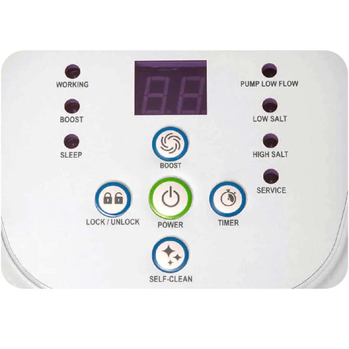 Clorador salino Krystal Clear Intex 125W 12g/h para piscinas de hasta 56800L blanco