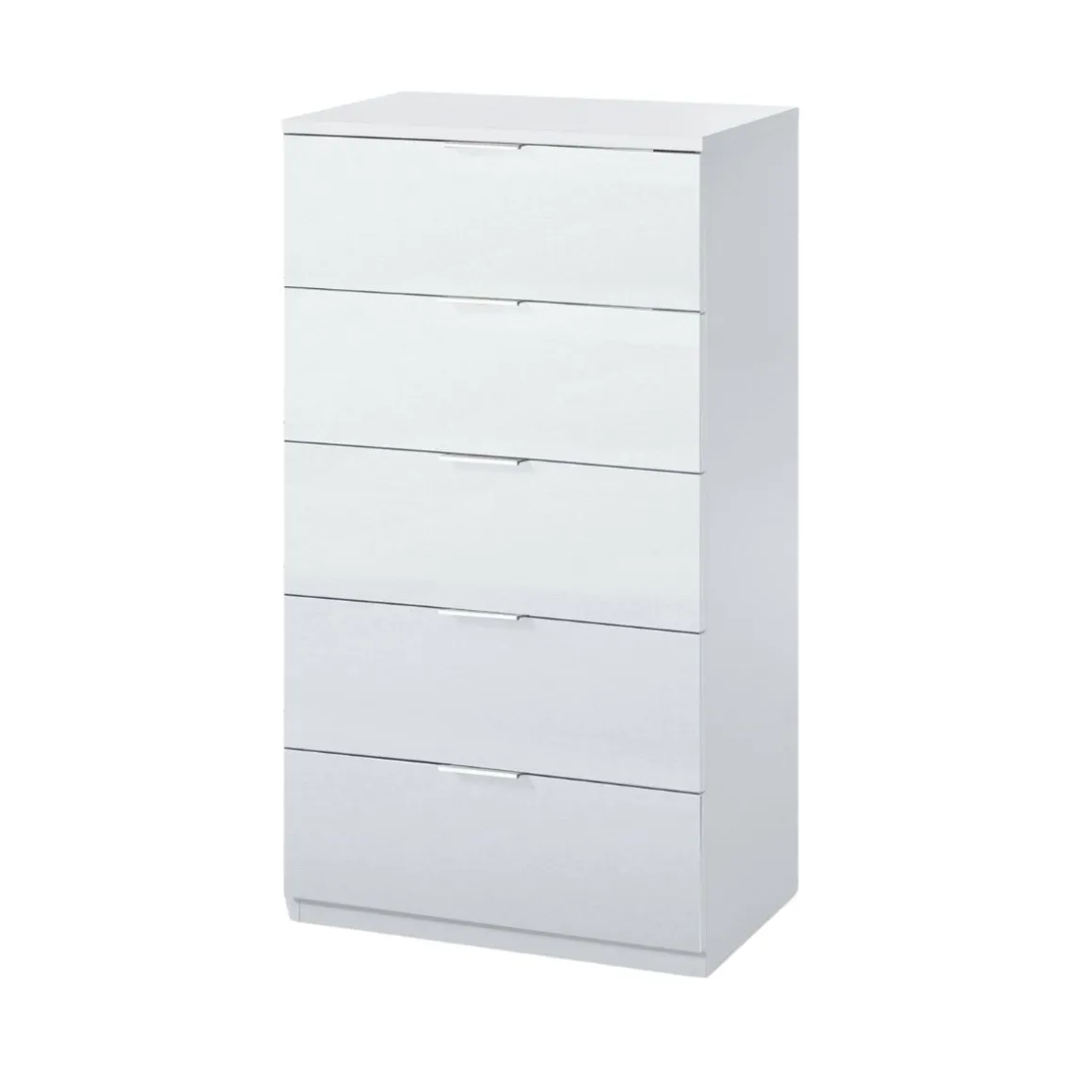 Cómoda Maya 5 cajones blanco 110x60x40 cm