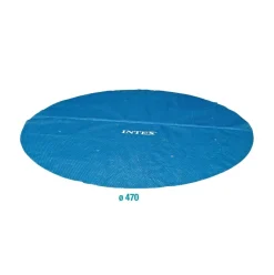 Cobertor circular Intex para piscinas Easy Set/Metal Frame azul Ø488 cm