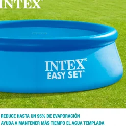 Cobertor circular Intex para piscinas Easy Set/Metal Frame azul Ø305 cm
