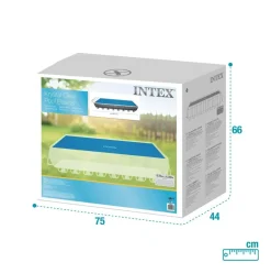 Cobertor rectangular Intex para piscinas Metal Frame azul 960x466 cm