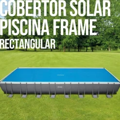 Cobertor rectangular Intex para piscinas Metal Frame azul 960x466 cm
