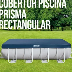 Cobertor rectangular Intex para piscinas Prisma azul oscuro 20x389x184 cm