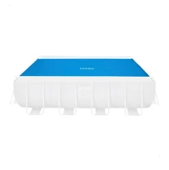 Cobertor rectangular Intex para piscinas Metal Frame azul 378x186 cm