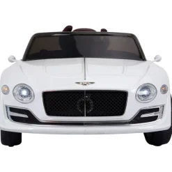 Coche eléctrico 2 modos de control con música +3 años 108x60x43 cm blanco