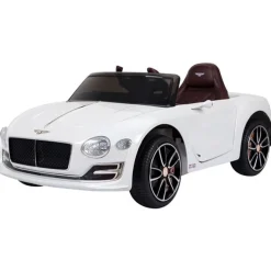 Coche eléctrico 2 modos de control con música +3 años 108x60x43 cm blanco