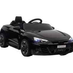 Coche eléctrico infantil Audi RS e-tron GT homcom con mando negro 3-5A