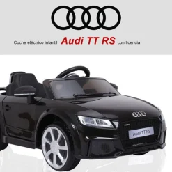 Coche eléctrico infantil con batería +3 años con música y luces 103x63x44 cm