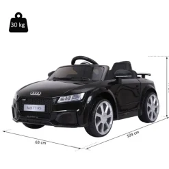 Coche eléctrico infantil con batería +3 años con música y luces 103x63x44 cm