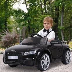 Coche eléctrico infantil con batería +3 años con música y luces 103x63x44 cm