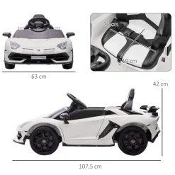 Coche eléctrico infantil Lamborghini Homcom con mando