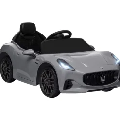 Coche eléctrico infantil Maserati Gran Turismo Folgore Aiyaplay luces LED + bocina + música 43x59x98 cm