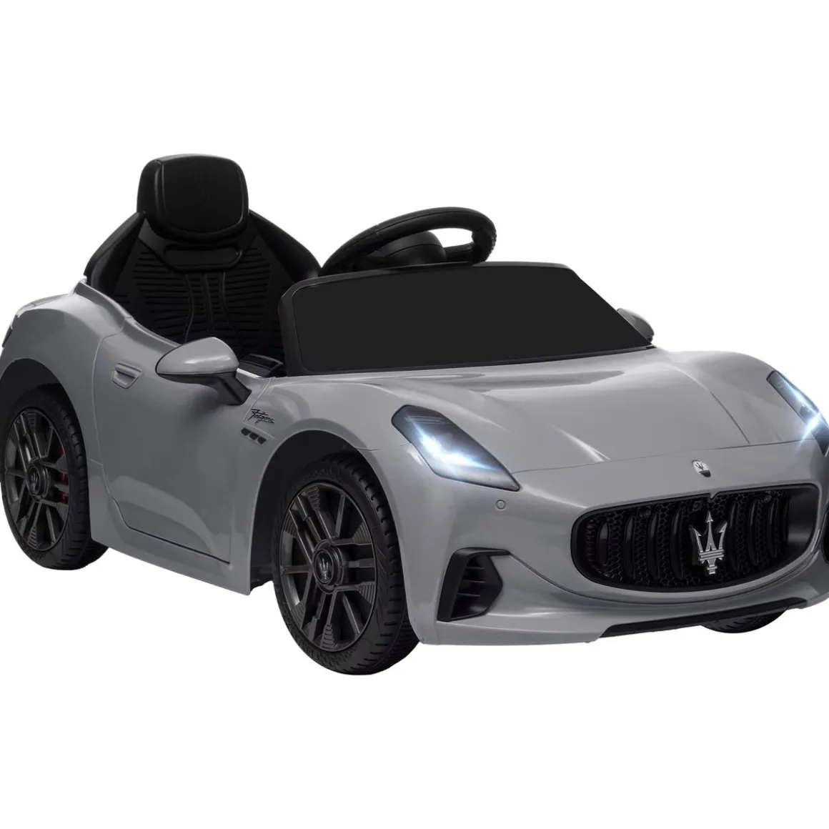Coche eléctrico infantil Maserati Gran Turismo Folgore Aiyaplay luces LED + bocina + música 43x59x98 cm