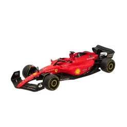 Coche teledirigido Ferrari F1 75 1:18 con luz +6A negro 6,5x31x11 cm