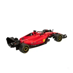 Coche teledirigido Ferrari F1 75 1:18 con luz +6A negro 6,5x31x11 cm