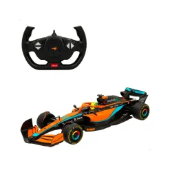 Coche teledirigido McLaren F1 MCL36 Rastar con mando +6A naranja 10x47x17 cm
