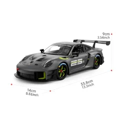 Coche teledirigido Porsche 911 GT2 RS Clubsport 25 Rastar con mando gris 9x33,8x14 cm