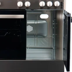Cocina de gas con horno Infiniton CC9162XPB 5 fogones 60L inox 78x89x60 cm