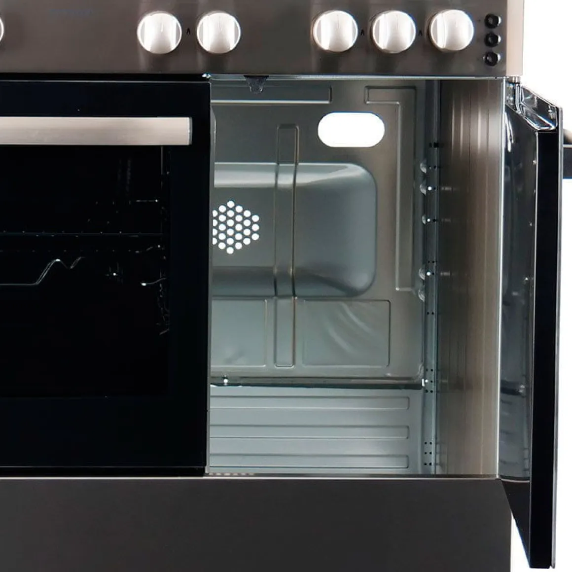 Cocina de gas con horno Infiniton CC9162XPB 5 fogones 60L inox 78x89x60 cm