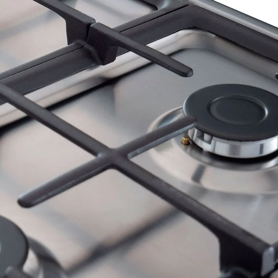 Cocina de gas con horno Infiniton CC9162XPB 5 fogones 60L inox 78x89x60 cm