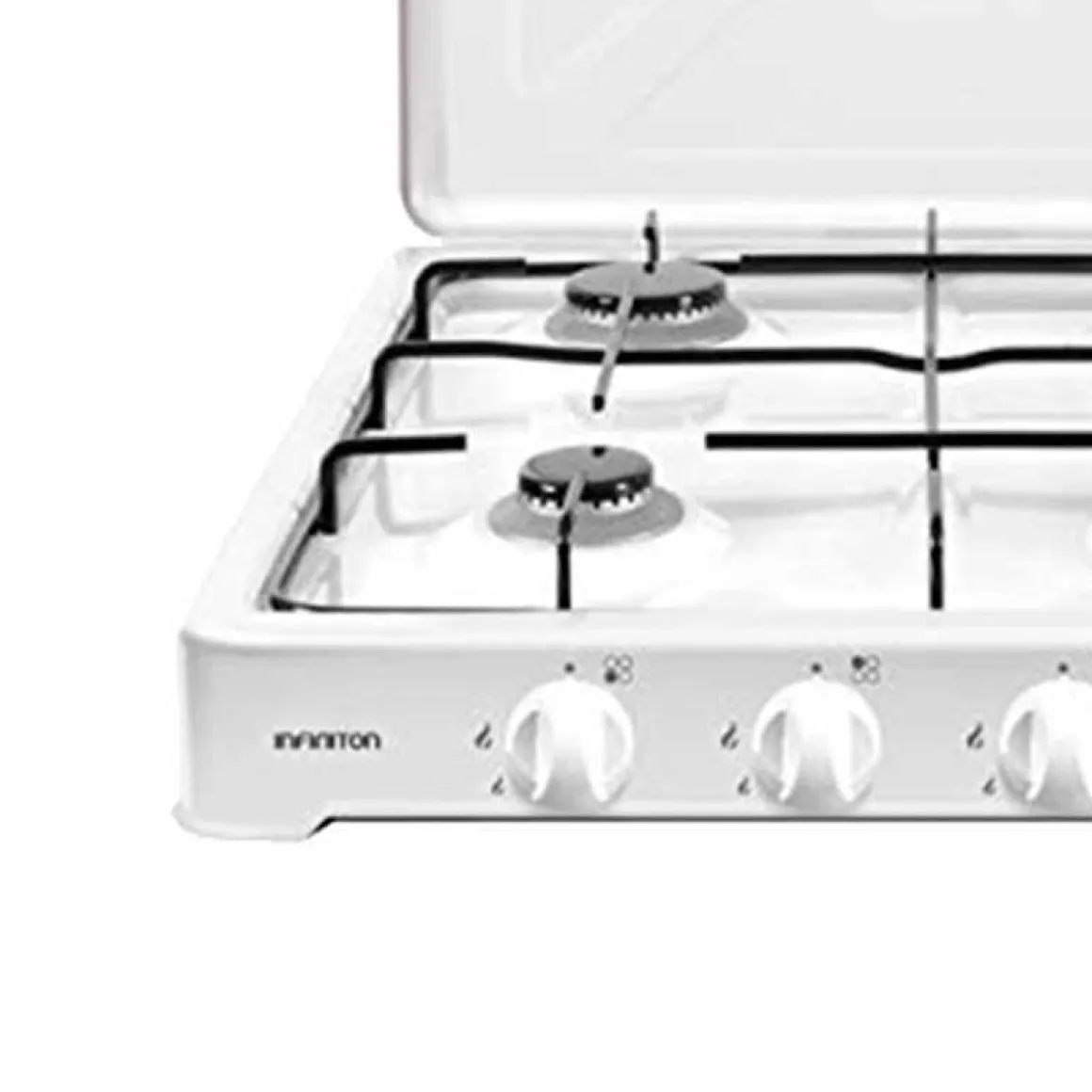 Cocina de gas portátil GGP-4F Infiniton 4 fuegos control mecánico blanco 15,4x49,4x55,8 cm