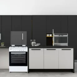 Cocina de gas Svan SKG4601 4 zonas 59L blanco 60 cm