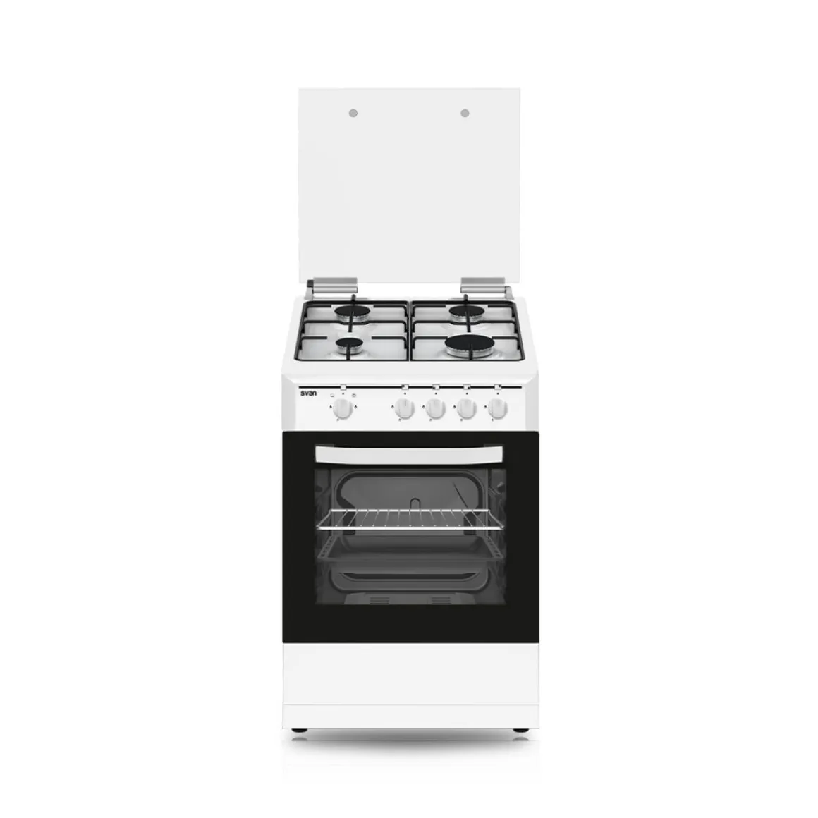 Cocina de gas Svan SKG4501/X 4 zonas 43L 50 cm