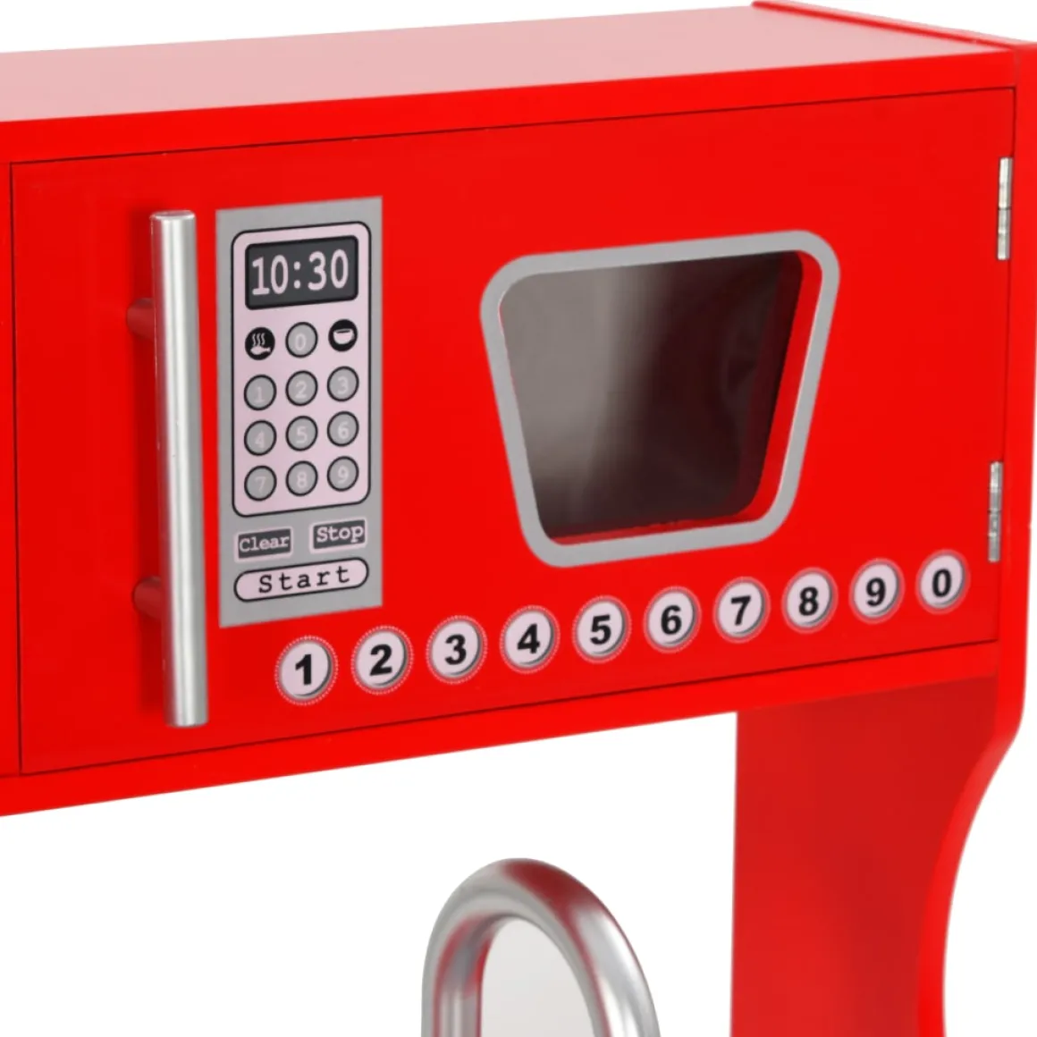 Cocina de juguete con accesorios +36 meses rojo 89x80x31 cm