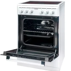 Cocina eléctrica CC-V350G Infiniton vitrocerámica+horno eléctrico 48L blanco/negro 85,5x50x56,5 cm