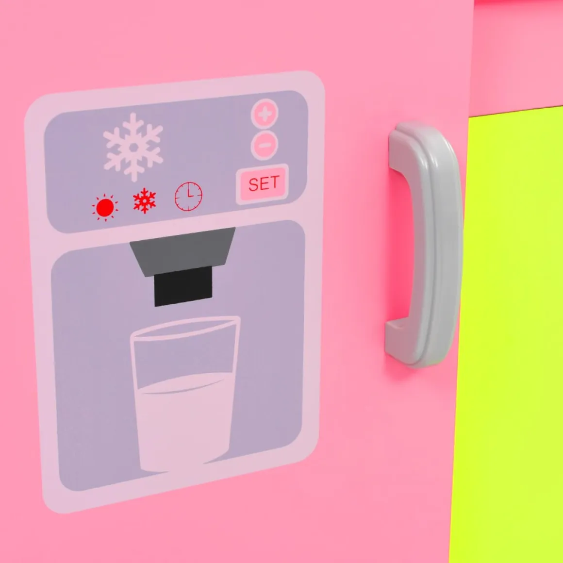 Cocinita de juguete estilo retro con almacenamiento +36 meses multicolor