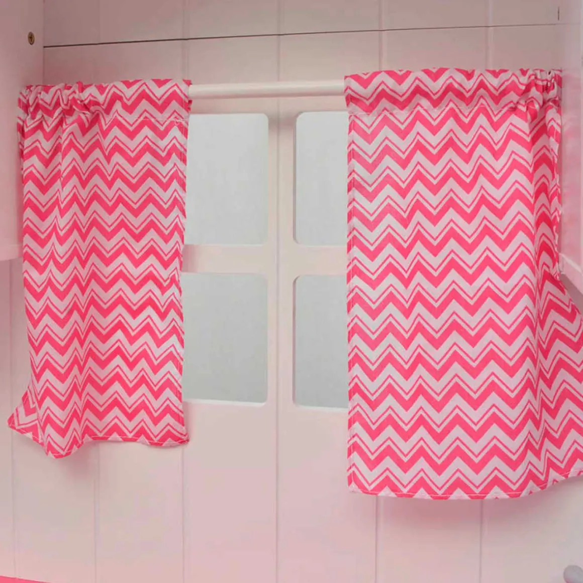 Cocinita de juguete madera rosa/blanco 100x82x30 cm