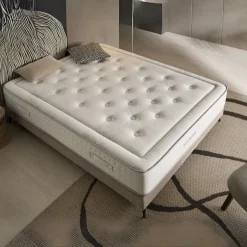 Colchón Artesanal Vip Nature viscoelástica firmeza media-alta beige 30 cm