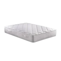 Colchón de muelles ensacados Perla tejido Stretch media-alta blanco 30 cm