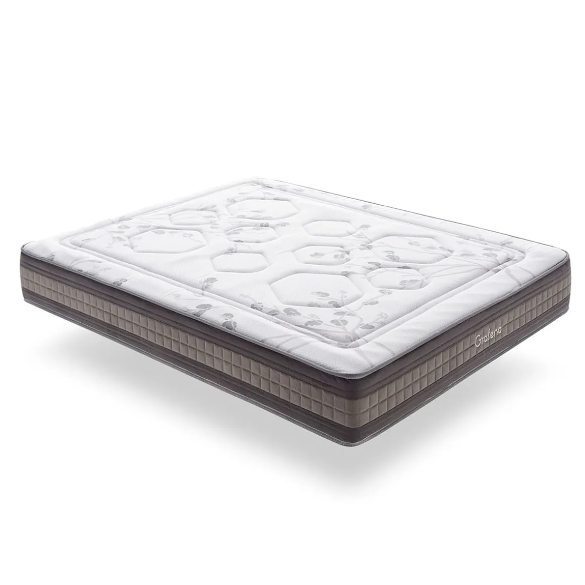 Colchón Grafeno Design Matris núcleo de muelles ensacados sistema Natur Grafeno blanco