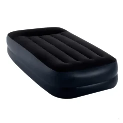 Colchón hinchable Dura-Beam Plus Pillow Rest con bomba negro 42x99x191 cm