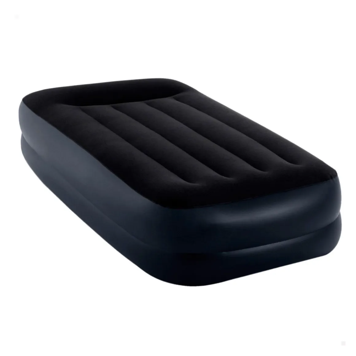 Colchón hinchable Dura-Beam Plus Pillow Rest con bomba negro 42x99x191 cm