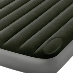 Colchón hinchable Intex Downy Full 2 personas bomba de pie gris 25x137x192 cm