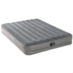 Colchón hinchable Prestige Queen Dura-Beam con bomba USB gris 30x152x203 cm
