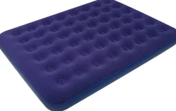 Colchón inflable flocado azul