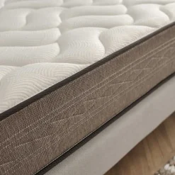 Colchón Luxury Bio Relax viscoelástica núcleo HR de alta densidad blanco