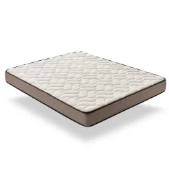 Colchón Luxury Bio Relax viscoelástica núcleo HR de alta densidad blanco