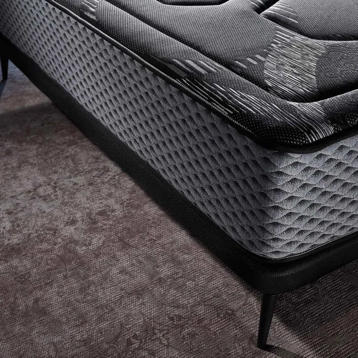 Colchón Luxury Night Confort Matris viscoelástica de espuma Bio Confort Plus negro