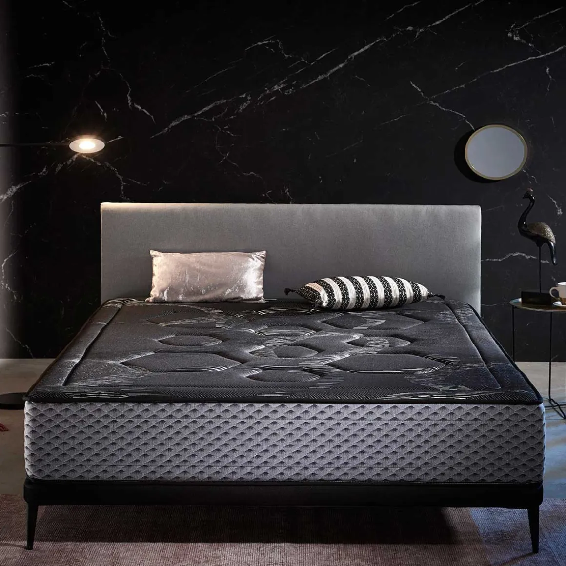 Colchón Luxury Night Confort Matris viscoelástica de espuma Bio Confort Plus negro