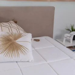 Colchón Noah Diamante Deluxe viscoelástica enrollado blanco