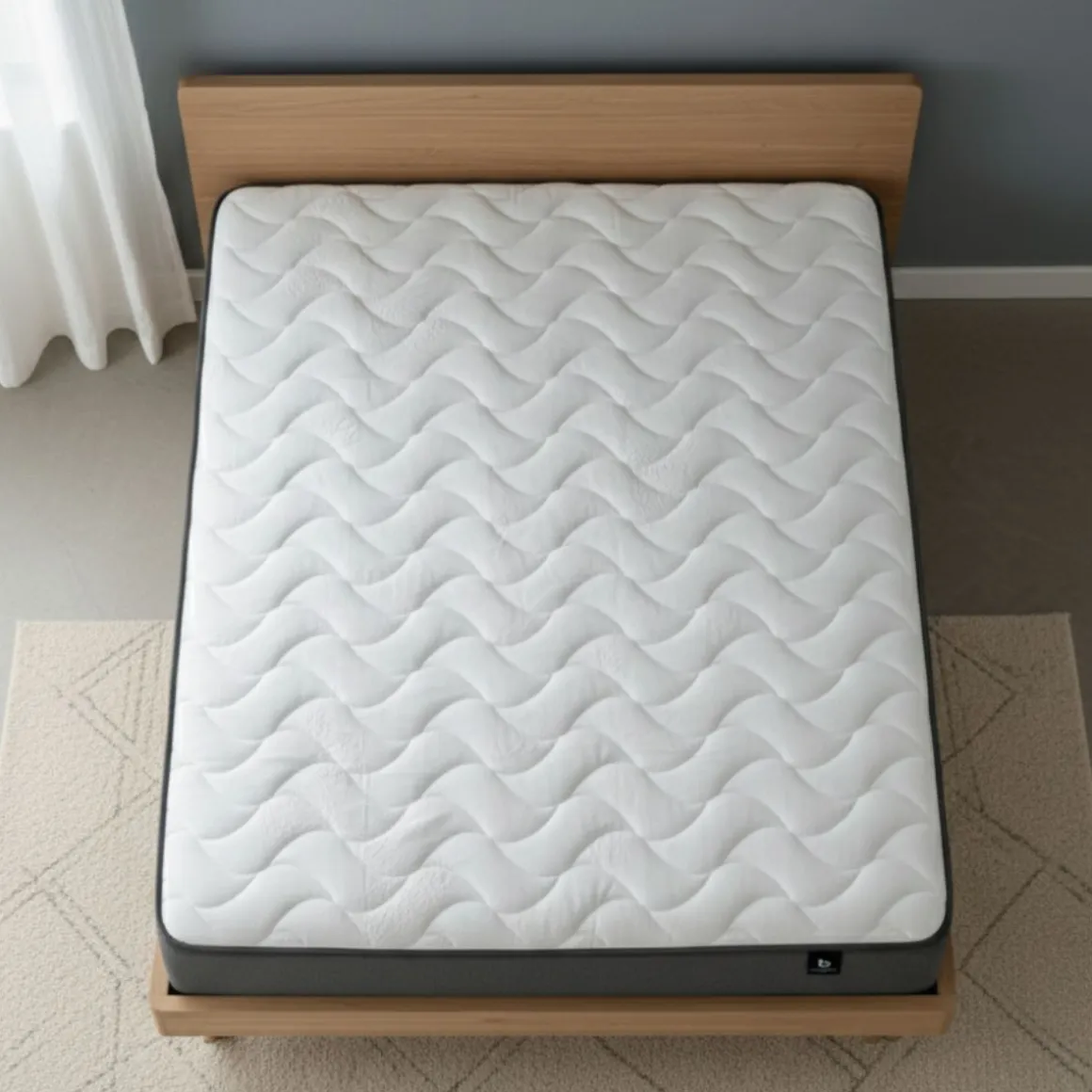 Colchón Reset Obi espumación premium CoolFoam ThermoFusion + viscoelástica gris 24 cm
