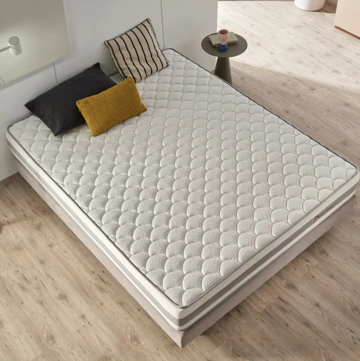 Colchón visco Ergo Premium firmeza media-alta visco gel + supersoft blanco 26 cm
