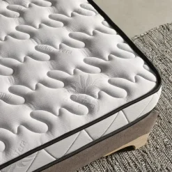 Colchón Visco Luxury Aloe Vera núcleo HR de alta densidad blanco 16 cm