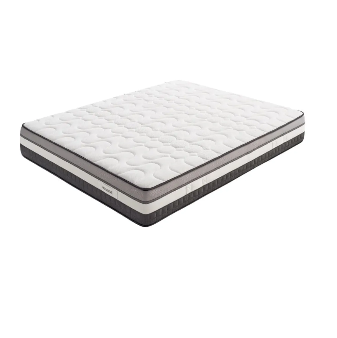 Colchón visco Luxury Memory Gel Premium media/alta visco gel + supersoft blanco 30 cm