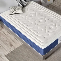 Colchón visco Memory Sistem Plus núcleo Flexcel con visco grafeno blanco/azul 30 cm