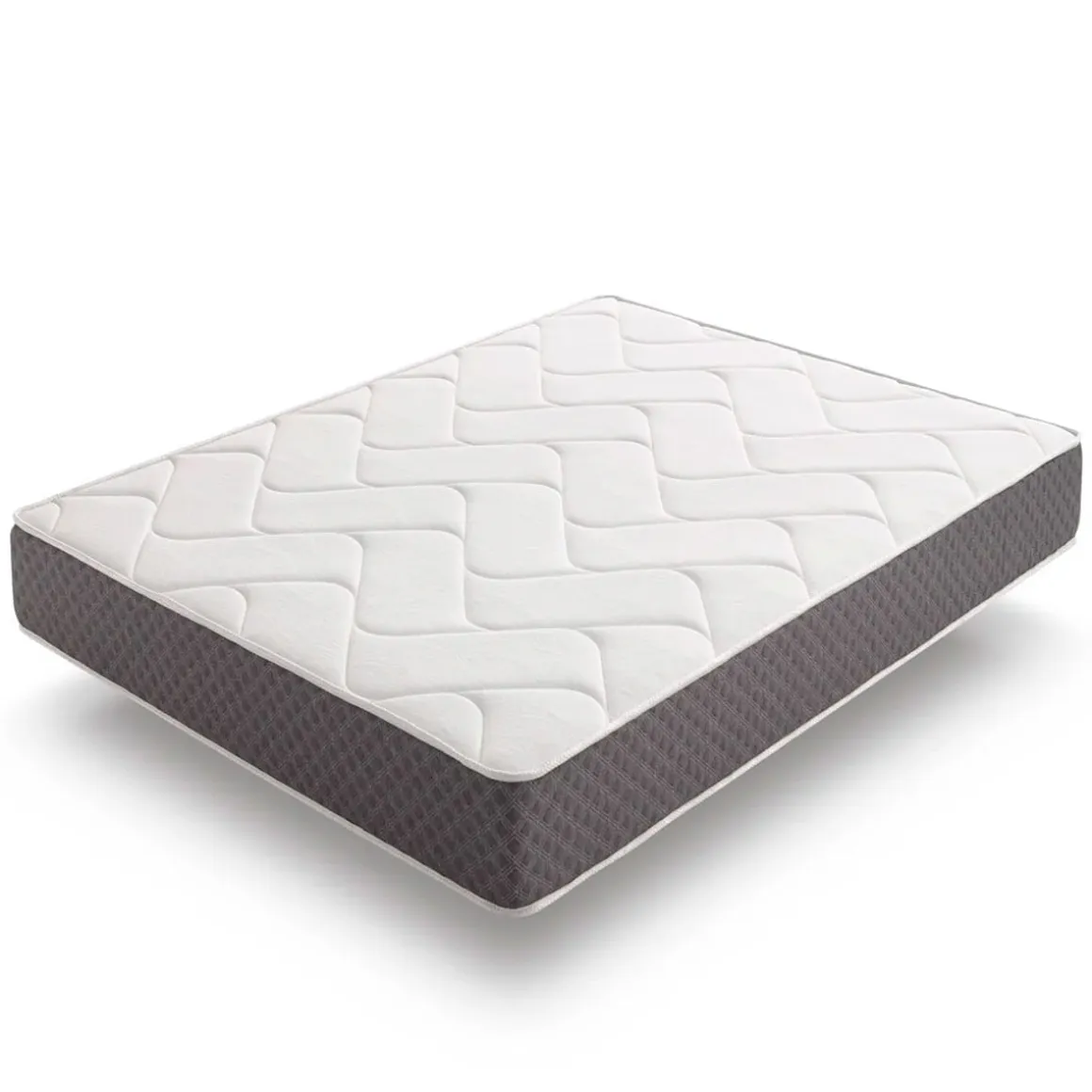 Colchón viscoelástico Grafeno Therapy sistema Air-Fresh Grafeno con efecto nube blanco/gris 22 cm